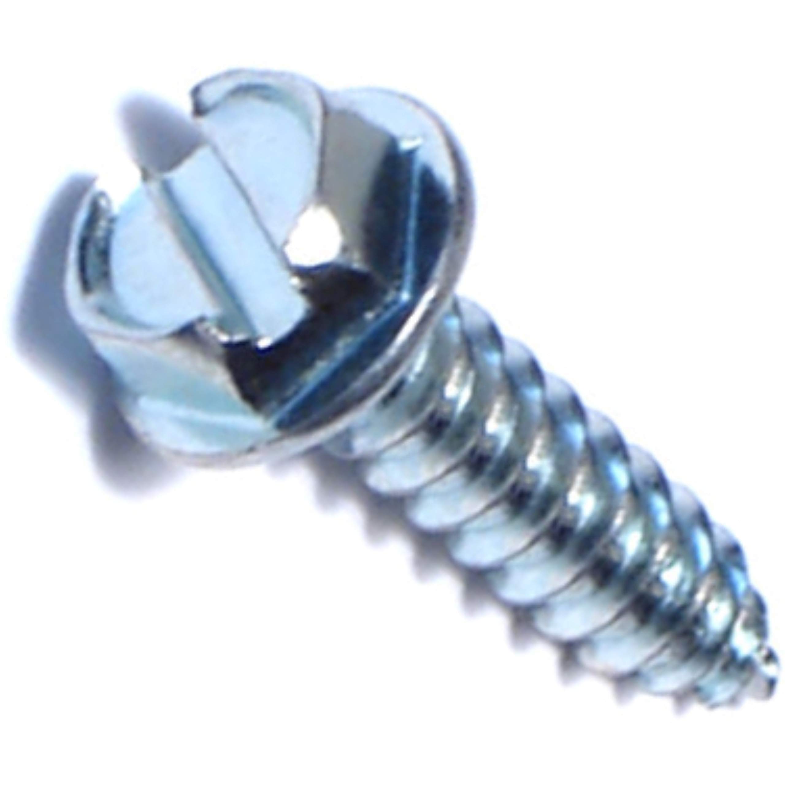 Photo 1 of Hard-to-Find Fastener 014973265441 Slotted Hex Washer Sheet Metal Screws, 8 x 5/8, Piece-100, zinc