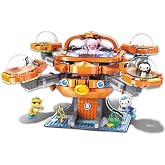 BASEPLATES for Age 8+ Building Block Octonauts Ocean Adventure Octopod Castle Playset &amp; Barnacles Kwazii Peso Inkling 698pcs Building Brick Set-No Package Box (3708)