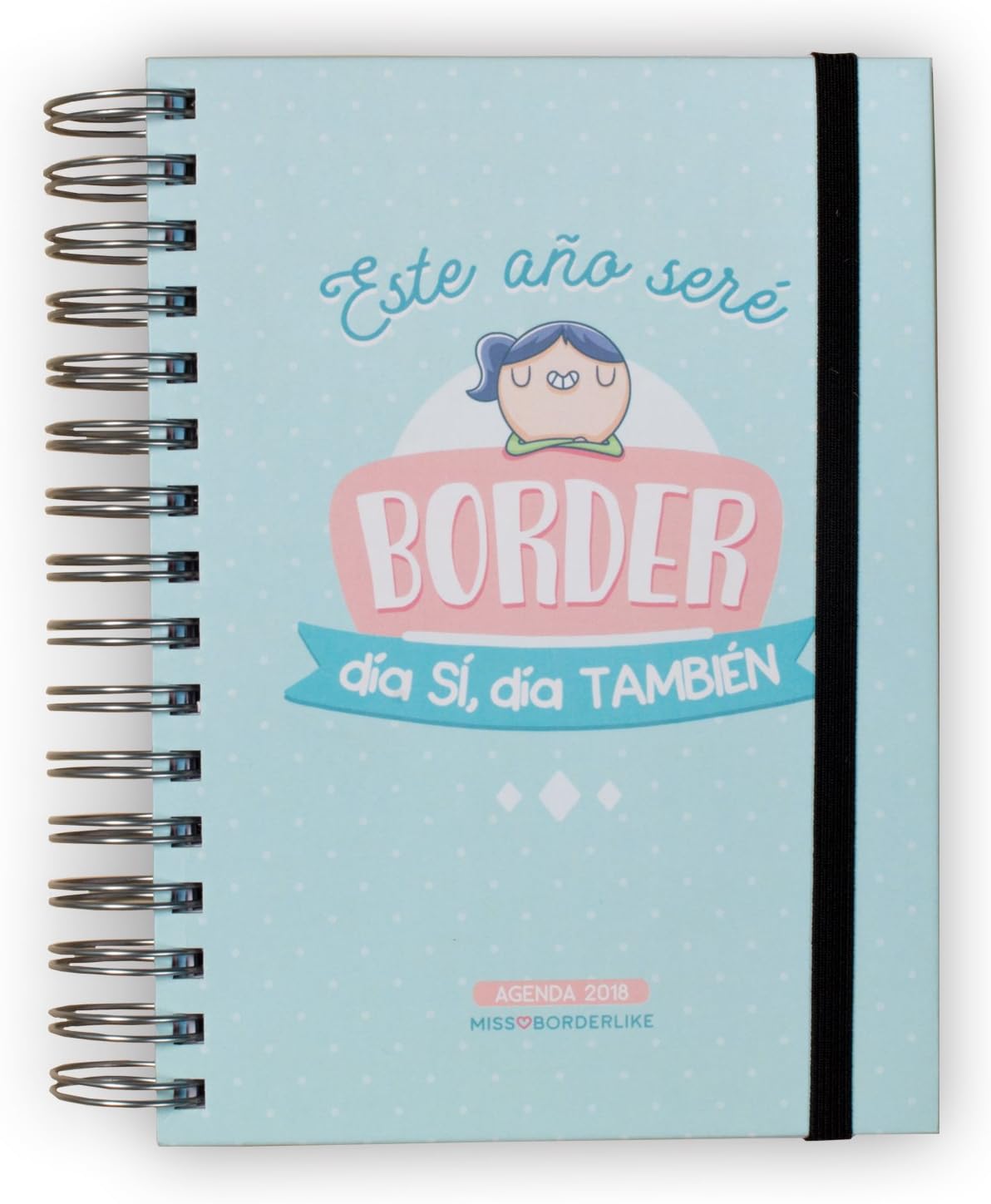 Missborderlike 2018 Day-to-Page Diary [English Language Not Guaranteed]