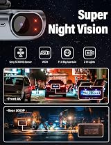 IIWEY EY02 4K Dash Cam Front Rear 5GHz WiFi Dual 64GB Card Included view 7