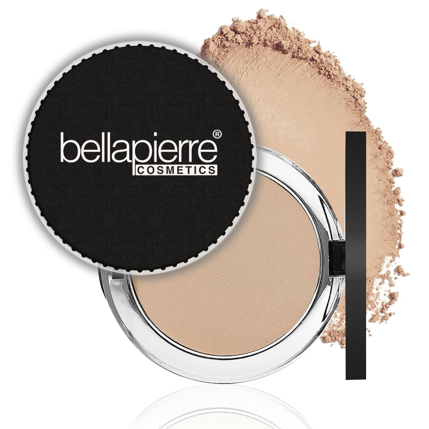 Bellapierre Compact Mineral Foundation SPF 15 – Pressed Powder Makeup Base, Concealer & Setting Powder in One, Lightweight Mineral Formula, Talc-Free, Paraben-Free, Cruelty-Free – 0.35 oz- Cinnamon