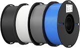 Creality Ender PLA 1.75mm 4 Pack 1KG Filament Black White Grey Blue