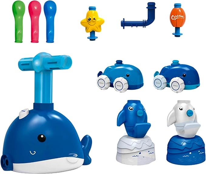 Balloon Power Dolphin Car Toy Balloon 