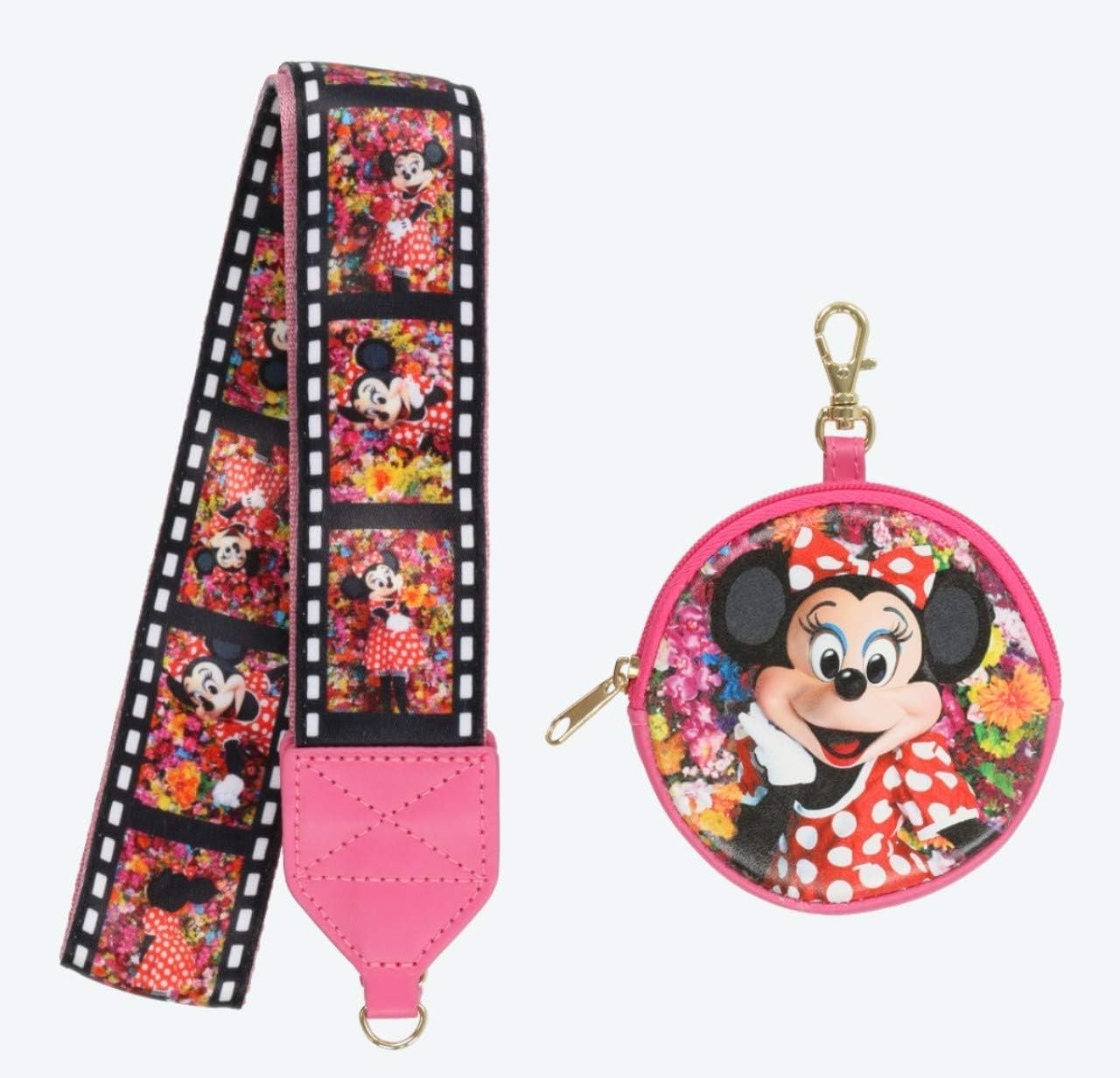 Amazon ディズニー イマジニング ザ マジック グッズ カメラストラップ 蜷川実花 Photographer Mika Ninagawa ミニー デイジー キャラクター 花 フラワー フォト おもちゃ雑貨 ホビー