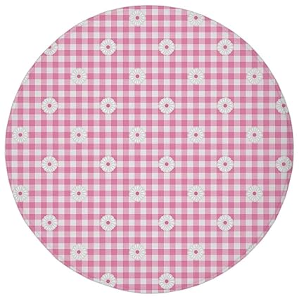 light pink checkered
