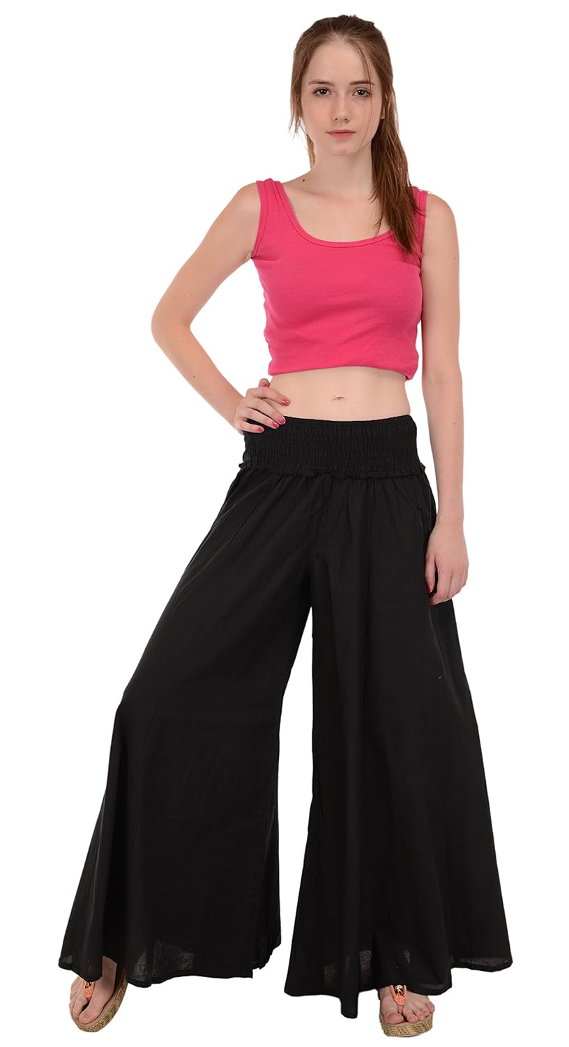 skirts & scarves women's cotton long plazzo pant / trouser.