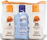 Malibu Travel Essentials SPF 8 & 20 Sun Cream + After Sun 3x100ml