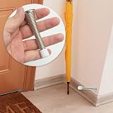 SZCXDKJ 3X Wall Mounted Chrome Spring Door Stop with 3 Replacement Tips view 3