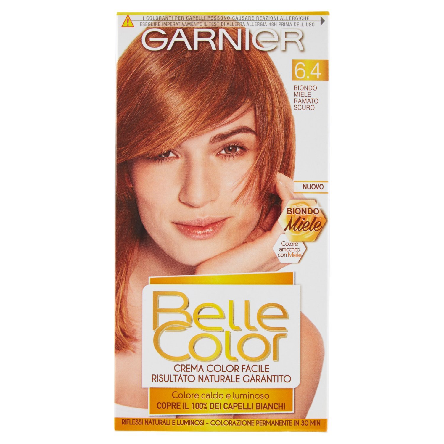 Garnier Colorazione Permanente Per Capelli Belle Color Risultato Naturale E Luminoso 64 Biondo Miele Ramato Scuro