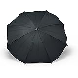 Ombrellone Per Passeggino Universale - Anti UV 50+, Diametro 90 Cm, Regolabile 360°, Con Custodia - Foto 10