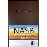 NASB Ultrathin Text Bible, Brown, Softcover, 2020 text