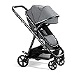 Mompush Baby Stroller, Convertible 2-in-1 with Bassinet Option, Infant Car Seat Compatible, Includes Adapter - Sturdy Full-Size Infant Stroller for Family Adventures