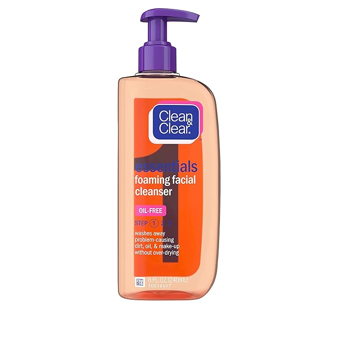clean and clear deep cleansing foam wash