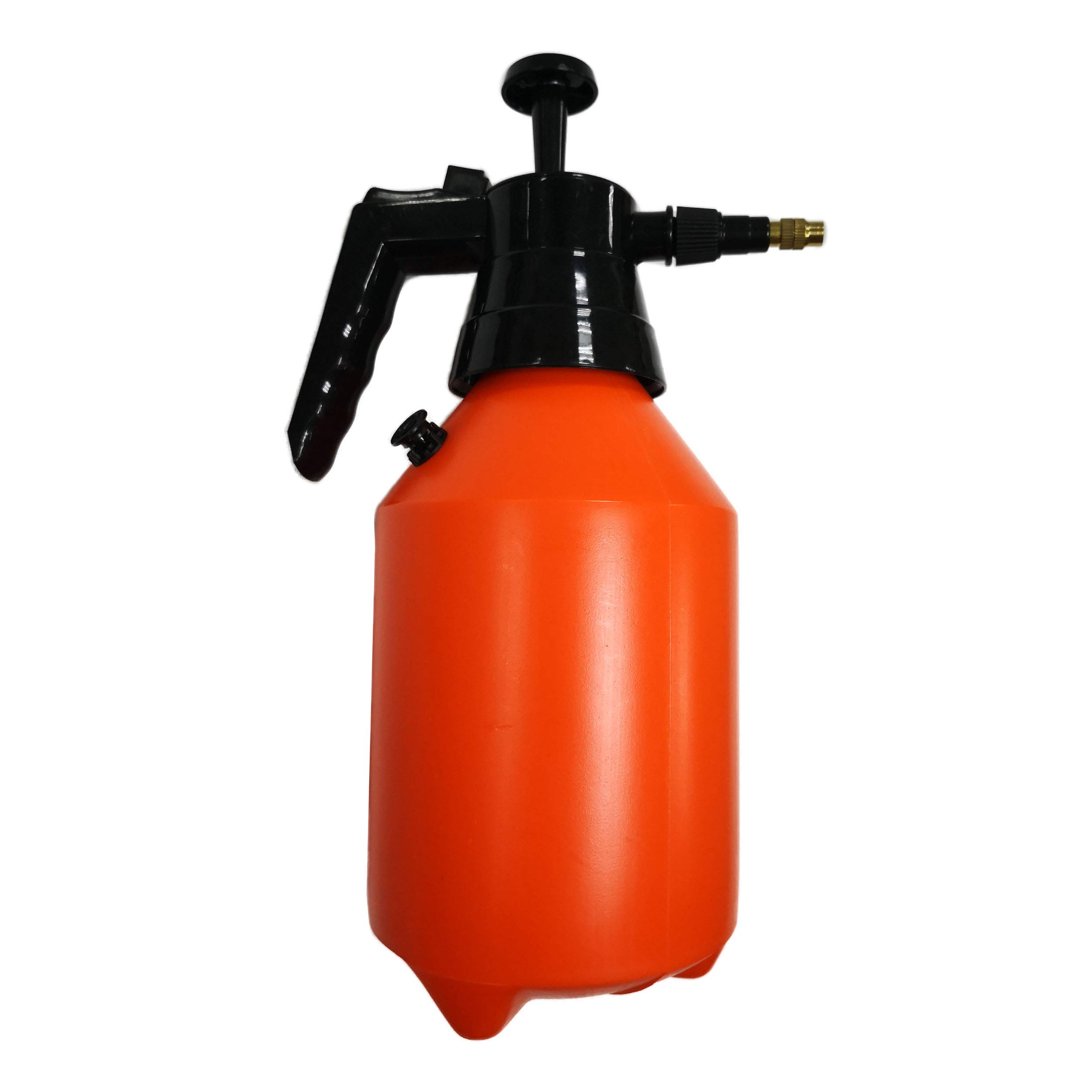 POLYTE One Hand Pressure Sprayer For Lawn, Garden, Pest Control, 50 Oz / 1.5 Liter, 1 Pack orange, black
