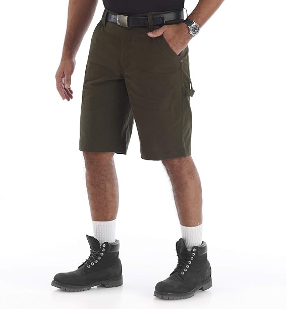 mens work boots with shorts