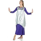 Danzcue Womens Celebration of Spirit Dance Drapey Tunic Tank Pullover