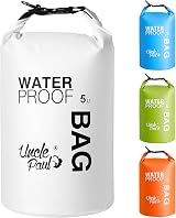 Uncle Paul Dry Bag 5 Liter Waterproof Bag for Outdoors White