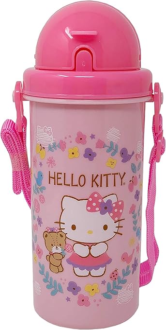 thermos hello kitty straw bottle