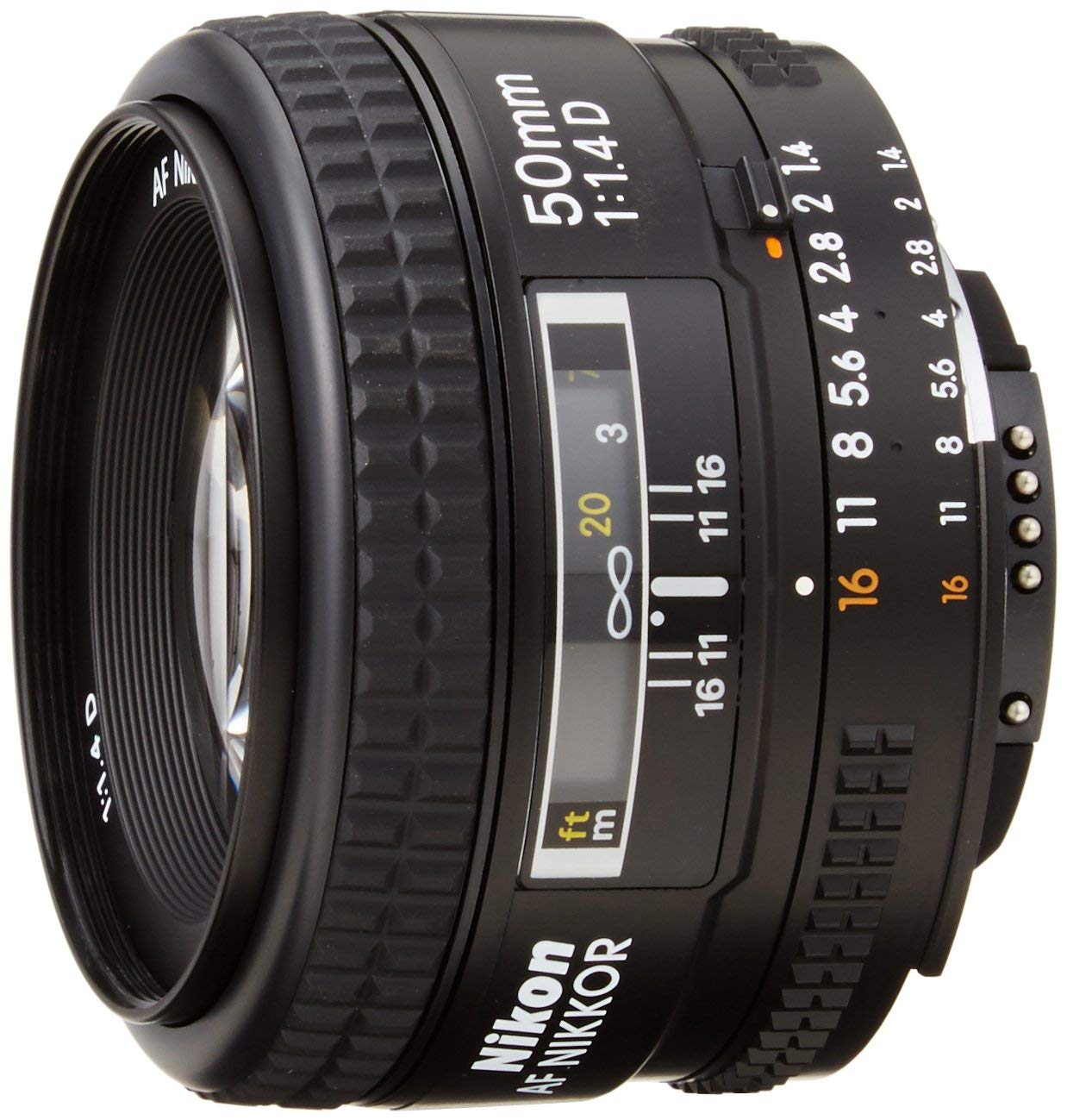 Nikon AF NIKKOR 50mm f/1.4D Lens (Refurbished)