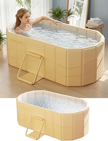 LOMOTIVE PORTABLE BATHTUB ICE BATH TUB – FOLDABLE...