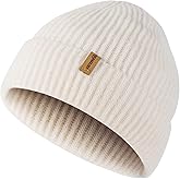 ACUSHLA 100% Merino Wool Cuff Beanie for Men & Women Knitted Winter Hat Unisex Watch Cap Skullie for Cold Weather
