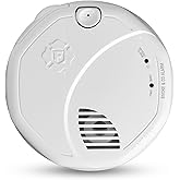 First Alert Combination Smoke & Carbon Monoxide Alarm, Battery Operated Detector with Test & Silence Button, SMCO100, 1-Pack,White