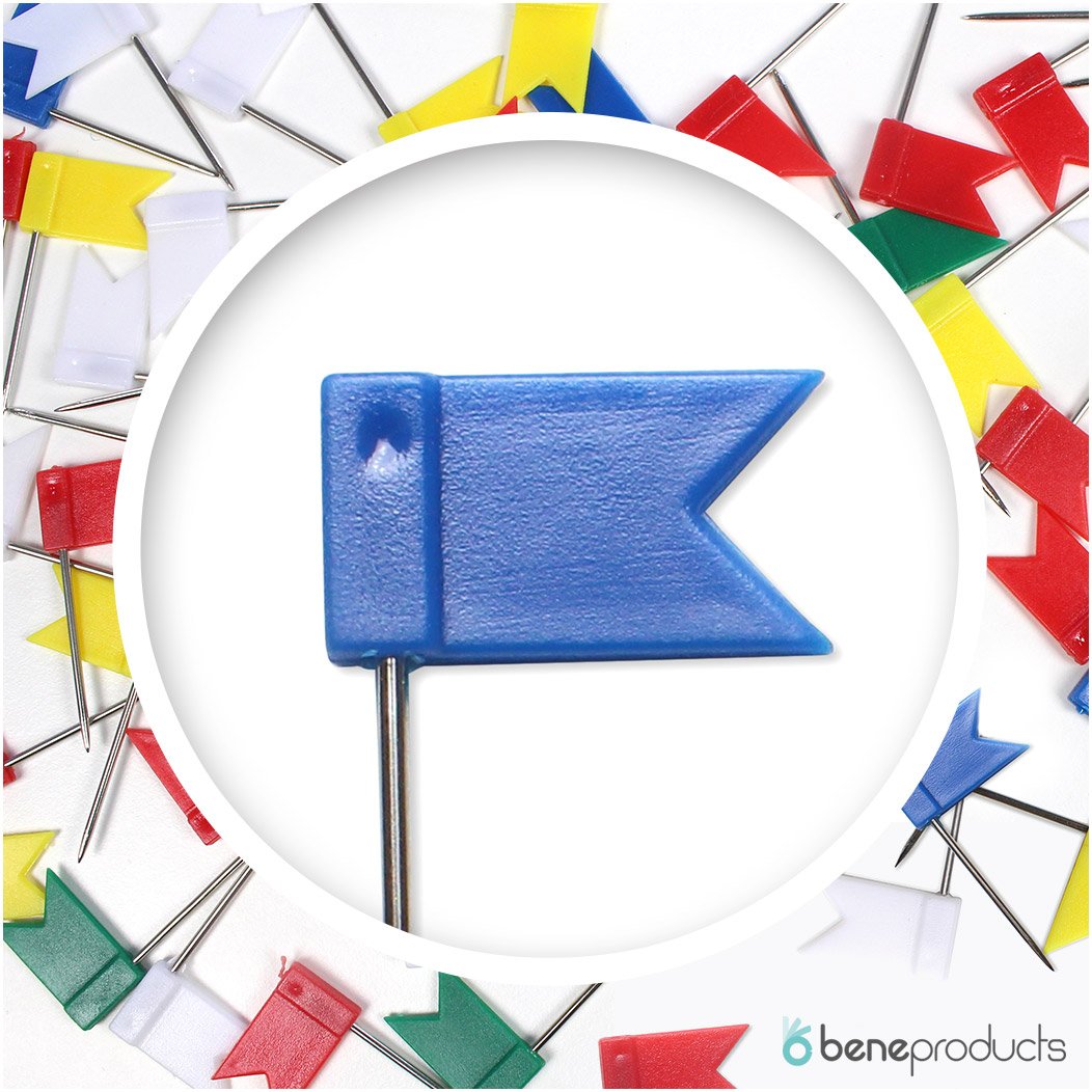 Markers Pack of 100 Flag Pins Marking Flags Flag For World Map