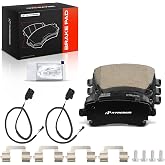A-Premium Rear Ceramic Brake Pads Compatible with Audi &amp; Volkswagen | for A4 2008, Q5 2016, A6 2006-2011, A4 Allroad 2013-2016, A4/A6/A8 Quattro, S4, S5, S6, S8, RS4, RS6, Phaeton, 4-Pack