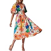 Maxigerui Women's Summer Floral Maxi Dress Spring Wedding Guest Dress 2026