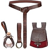 Magibag Women Renaissance Accessories Leather Belt Pouch Medieval Viking Skirt Hikes Renaissance Leaf Cosplay for Halloween