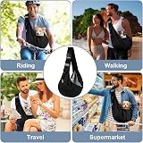 Adiwo Puppy Carrier Reversible Hands-Free Dog Sling for Small Medium Dogs view 6