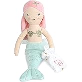 MON AMI Mermaid Tooth Fairy Doll – 10 Inches | Premium Plush with Keepsake Pouch | First Loose Tooth Gift for Boys & Girls