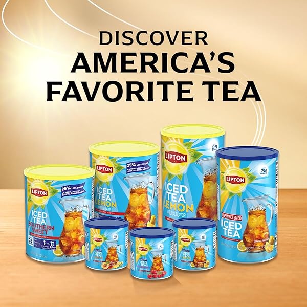 LIPTON UNSWEETENED ICED TEA MIX, MAKES 28 QUARTS (PACK OF 1)