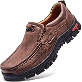 FLYLAND Basic 1.0 Men's Fashion Loafers Vintage Classical Leather Ankle Boots Handmade Chukka Boots Daily Casual Work Office Shoes Driving Shoes