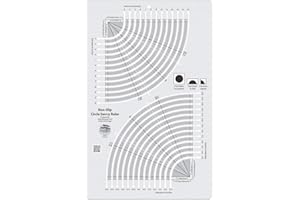 Creative Grids Circle Savvy Quilt Ruler (CGRSAV1) by Creative Grids
