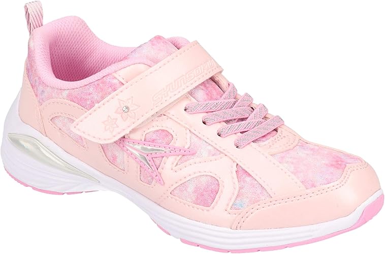 Amazon 瞬足 シュンソク アキレス 瞬足 Lej 639 年ニューモデル キッズスニーカー ラベンダー ピンク 2e 足長 美脚 カップインソール ベルクロ 運動靴 ジュニア 子供靴 ピンク 19 0cm 運動靴 スニーカー