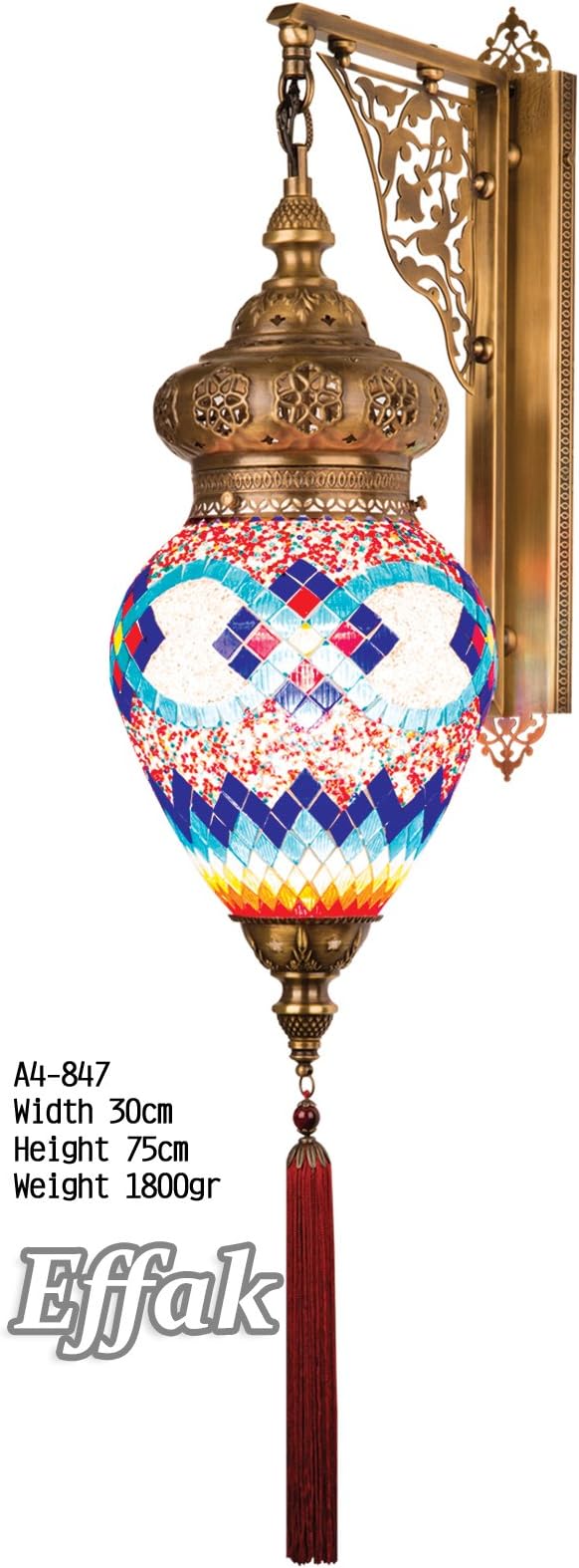 Mosaic Lamps 30", Wall Sconce, Lights, Turkish Lamp, Lanterns, Islamic Architecture, Arabic Lights, Moroccan House, Marrakesh Design, Interior Design, Office Decor