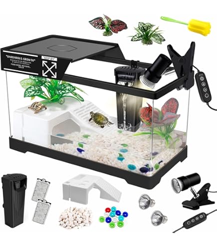 Turtle Tank Kit-New 2024-Turtle Tank Starter Kit Includes UVA/UVB