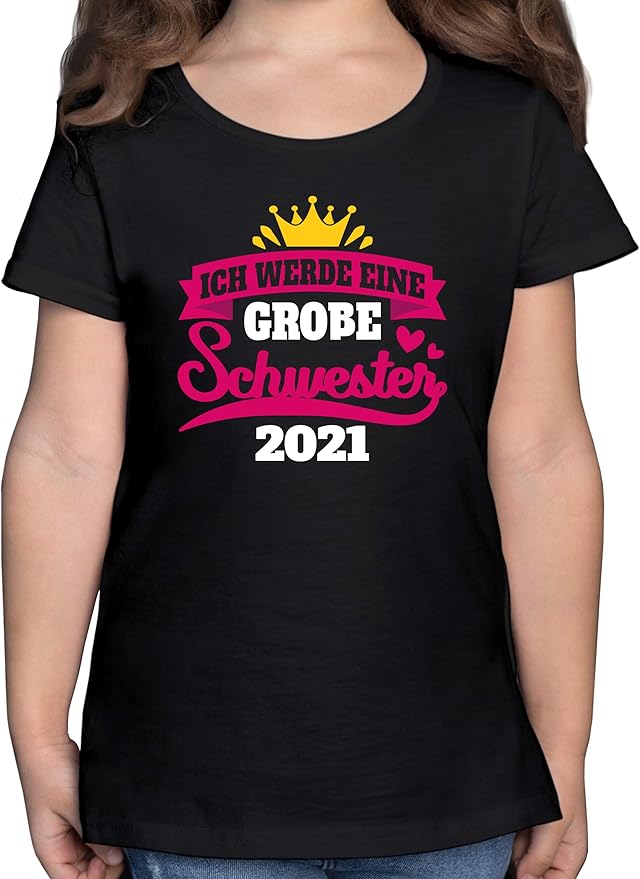 T Shirt Ich Werde Große Schwester