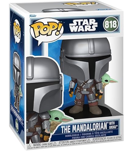 Amazon.com: Funko Pop! Star Wars: Mandalorian 4 Pack, Amazon