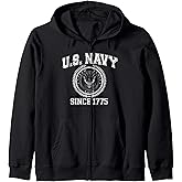 U.S. NAVY SINCE 1775 Zip Hoodie