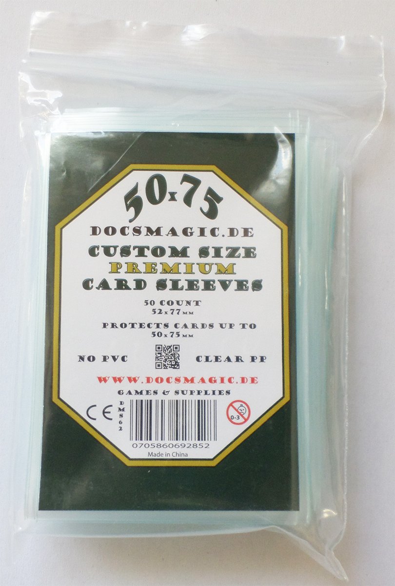 docsmagic.de 50 Premium 50 x 75 Board Game Sleeves - 52 x 77 - Sails of Glory