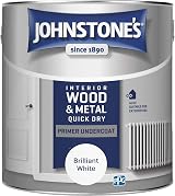 Johnstone's Quick Dry Gloss Primer Undercoat Brilliant White 2.5L