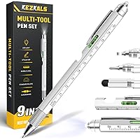 Gifts for Him, 9 in 1 Multitool Pen Father's Day Dad Gifts from Daughter Wife Son Kids, Cool Gadgets Birthday Gifts for Men,