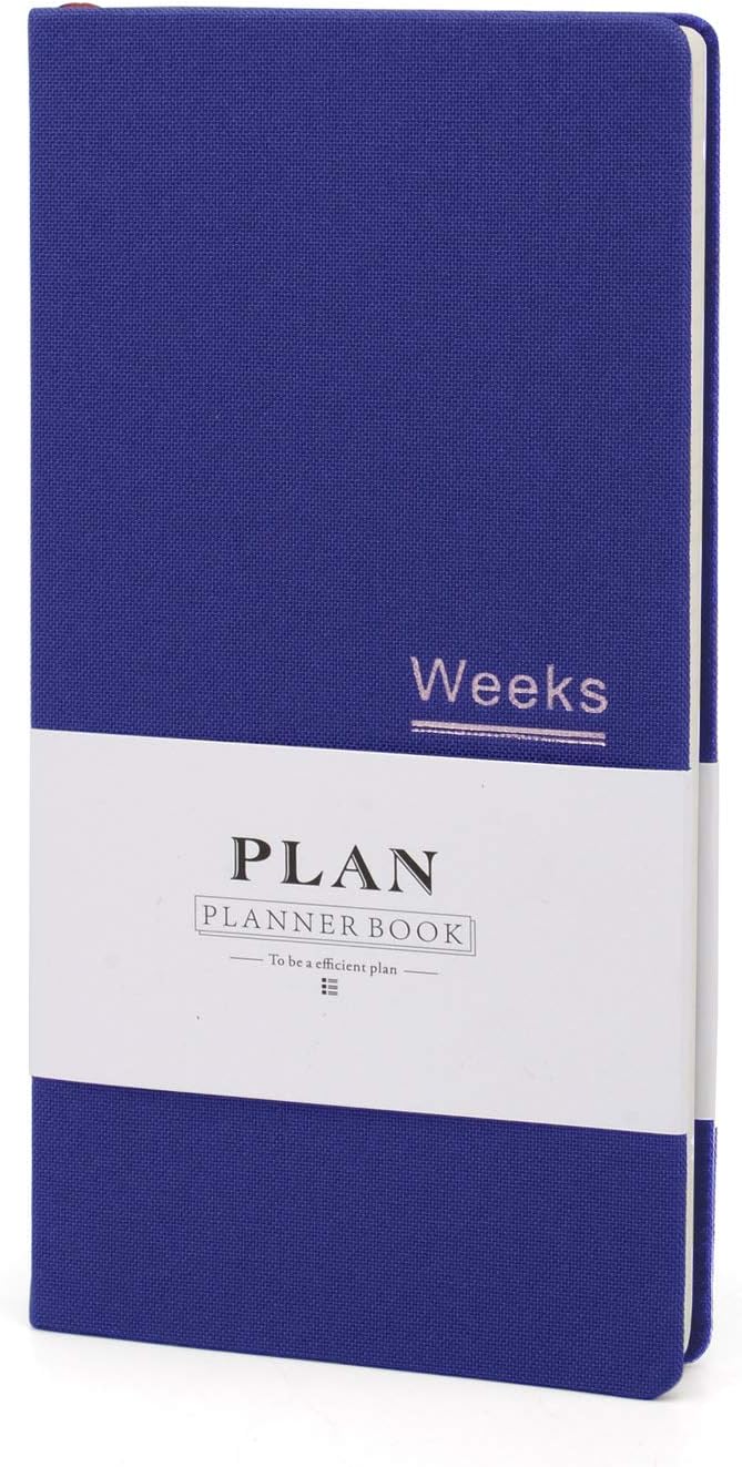 Happy Planner Weekly Pocket Planners Hobonichi Weeks Small Monthly Reminder Undated Notebook 12 Months - Hard Cover