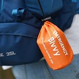 RLXMARTD Emergency Sleeping Bag 2 Pack Bivvy Bag Survival Camping Gear view 9
