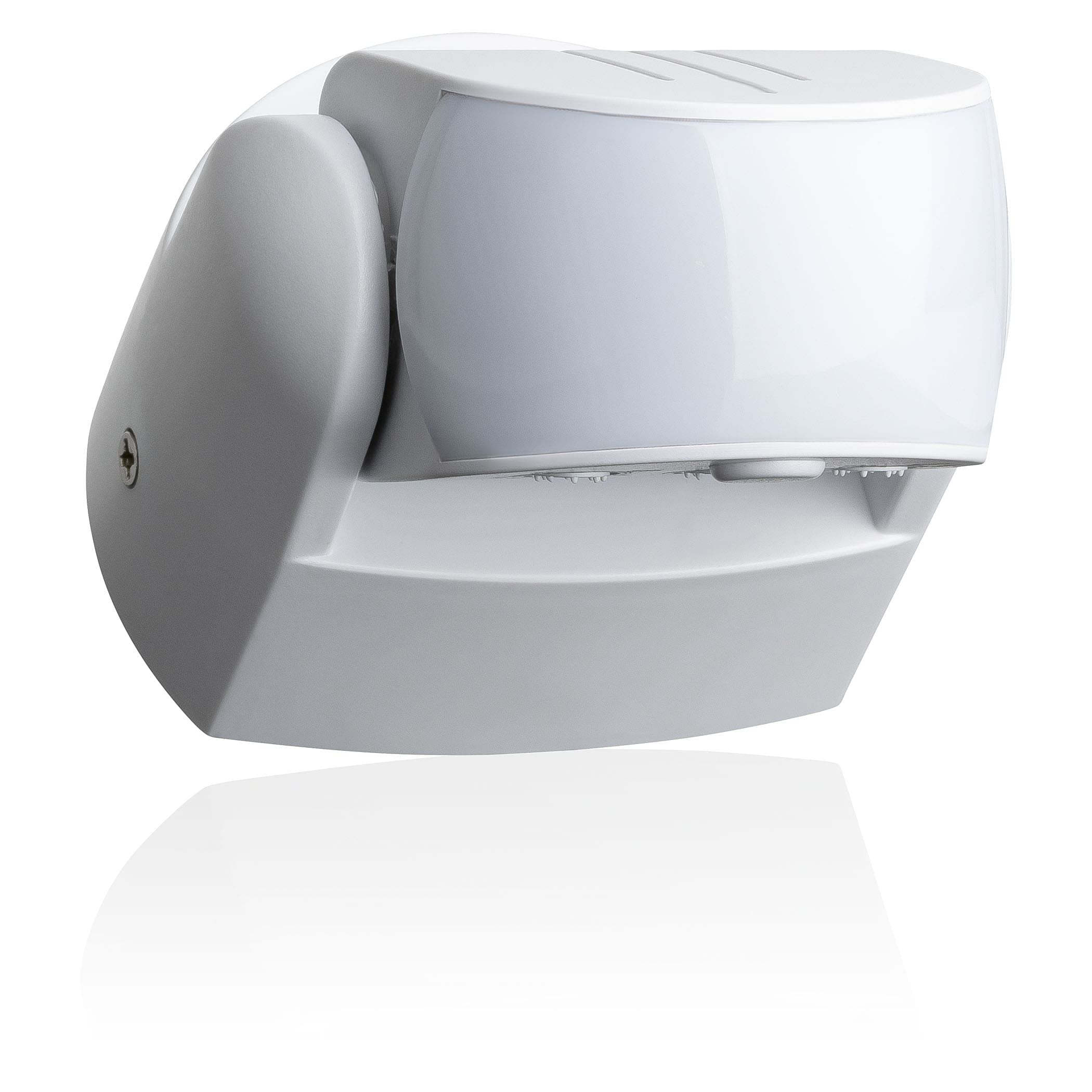 SEBSON Motion Sensor Outdoor IP65, Surface Wall mounted, HF Sensor, LED suitable, Range 15m / 180°, Programmable, Swivelling, max. 1200/300W