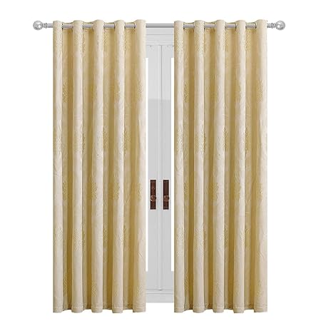 Ir Luxury Window Treatment Jacquard Ring Tape Top Curtains For