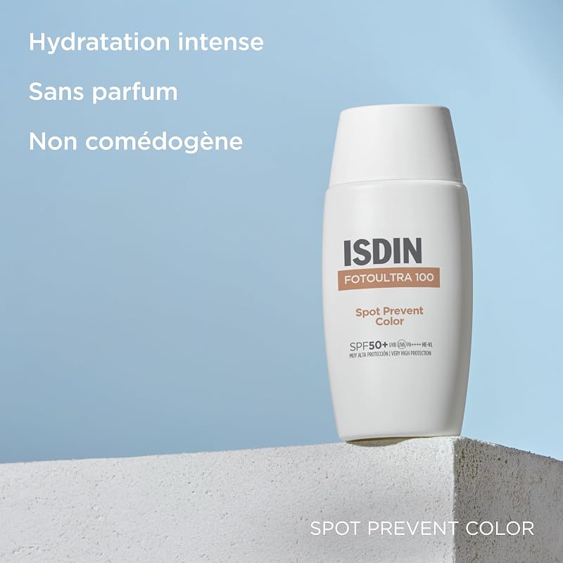 Fotoultra 100 Spot Prevent Color SPF 50+ (50 ml) | Crème Solaire Teintée pour Aider à Prévenir les Taches sur le Visage