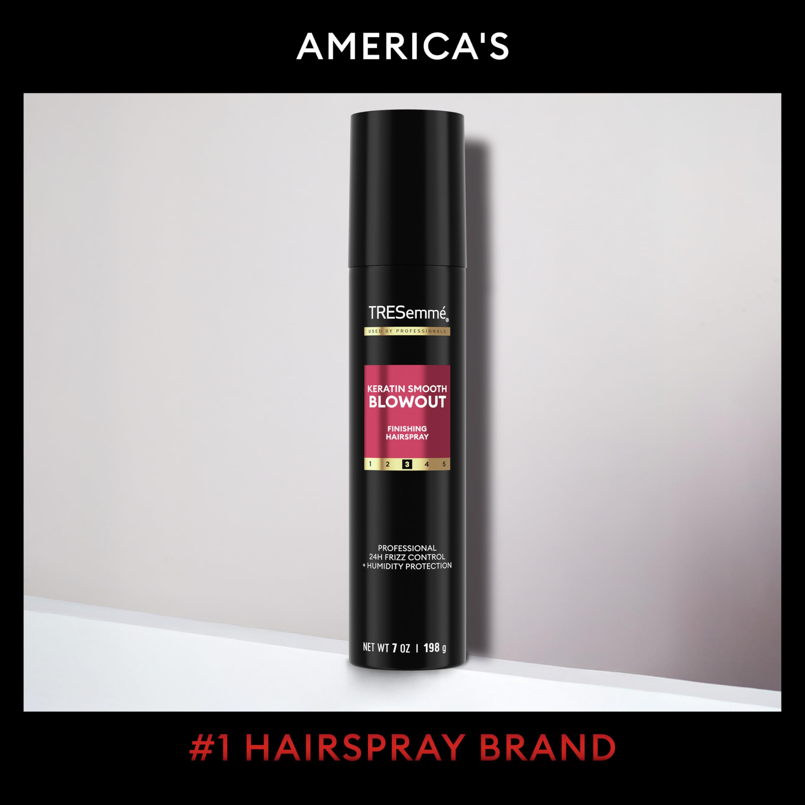 TRESemmé Anti-Frizz Finishing Spray Keratin Smooth for Flexible Hold | Weightless | 7 Fl Oz